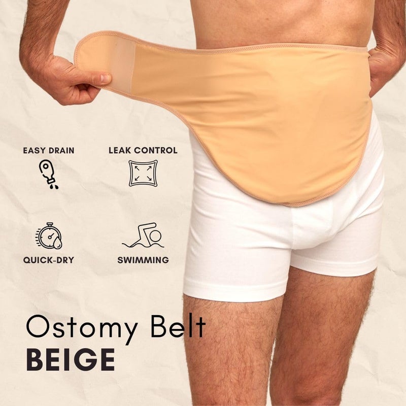 SIIL Ostomy Belt for Men & Women | FSA & FHA Approved | Premium Ostomy Bag Covers | Sports & Swimming | Colostomy Belts, Illeostomy Covers | Ostomy Wrap (Improved Zipper & Velcros) Made In EU - Image 2